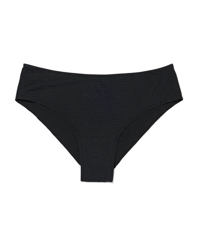 dames brazilian micro met mesh zwart