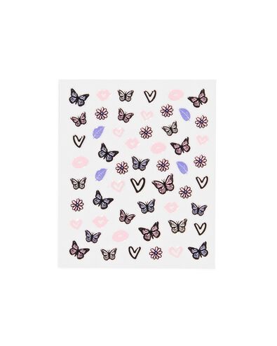 nagelstickers vlinders