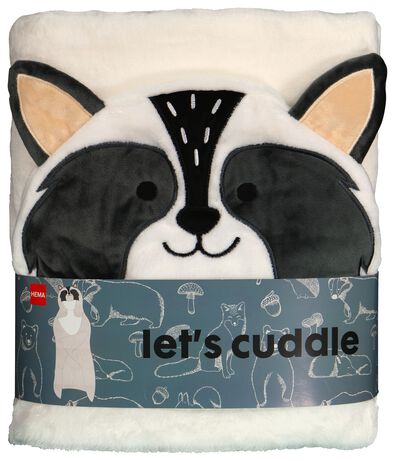 snuggle deken 130x150 wasbeer