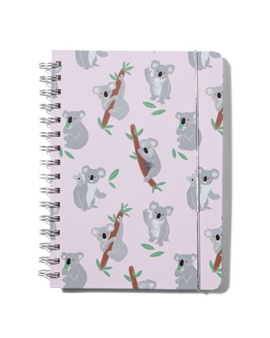 notitieboek met spiraal A5 gelinieerd koala