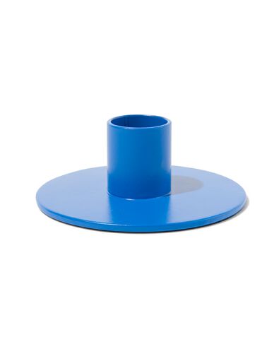 kandelaar &Oslash;8.5x3 blauw metaal