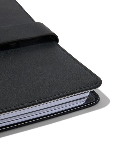 navulbaar notitieboek zwart A5 gevuld met lijntjes