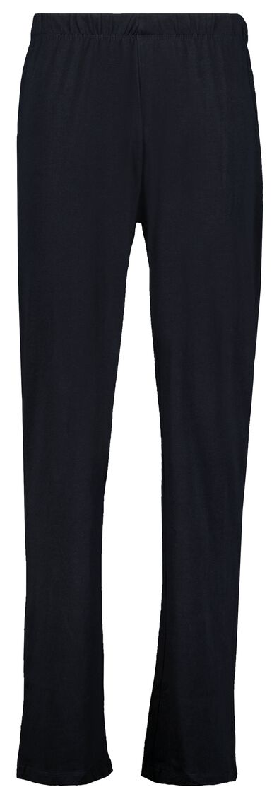herenpyjama strepen donkerblauw