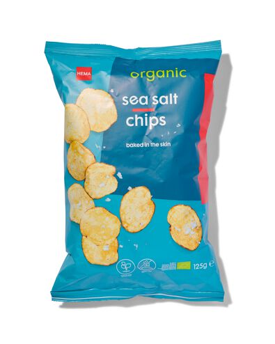 chips met zeezout biologisch 125gram