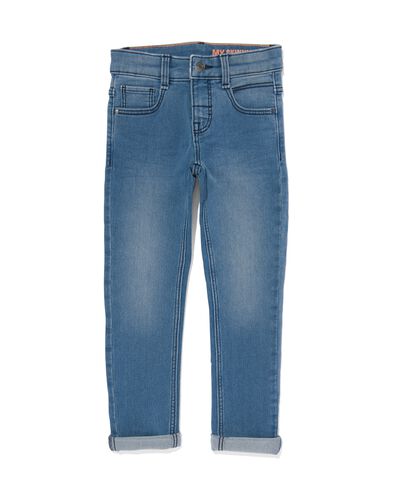 kinderbroek jogdenim skinny fit middenblauw
