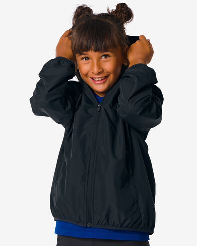 kinder windstopper sportjas zwart