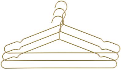 kledinghangers metaal goud - 3 stuks