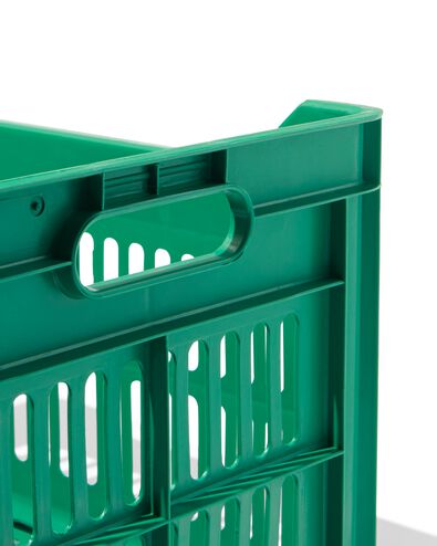 fietskrat recycled 30L groen 30x40x35