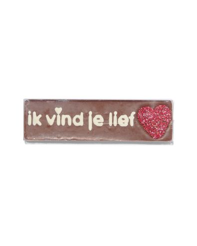 melkchocoladereep ik vind je lief 75gram