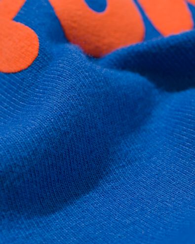 baby sweater 'c'est formidable' kobaltblauw