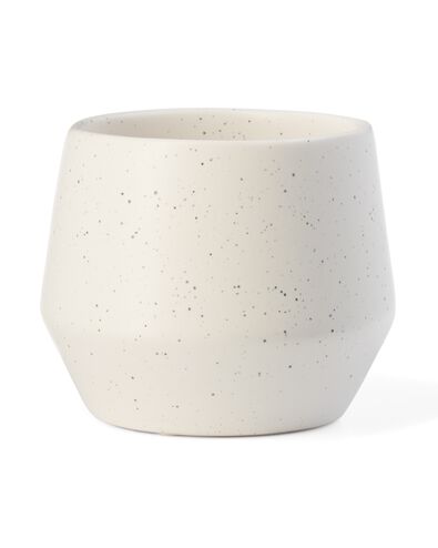 aardewerk bloempot &Oslash;11x10 wit