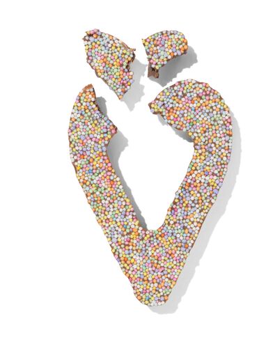 chocolade hart met discodip