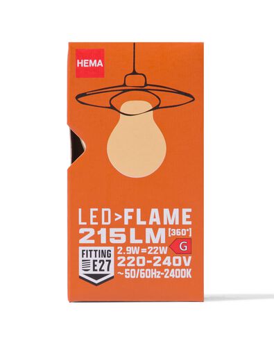 led kogel smd flame E27 2.9W 215lm