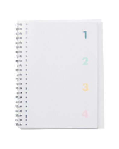collegeblok 4-in-1 A4 gelinieerd