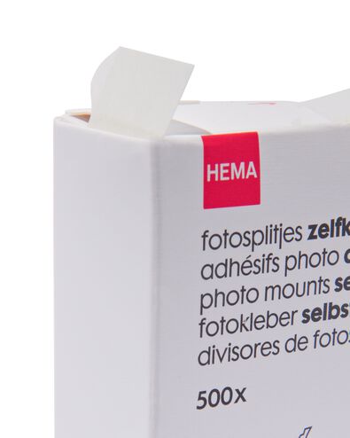 500-pak fotosplitjes zelfklevend