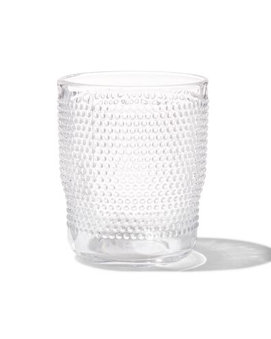 waterglas Bergen bolletjes reli&euml;f 270ml