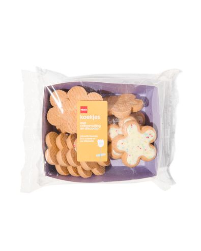 koekjes met cr&egrave;mevulling en discodip175gram