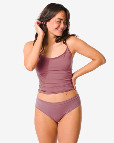 dames slip micro stretch mauve