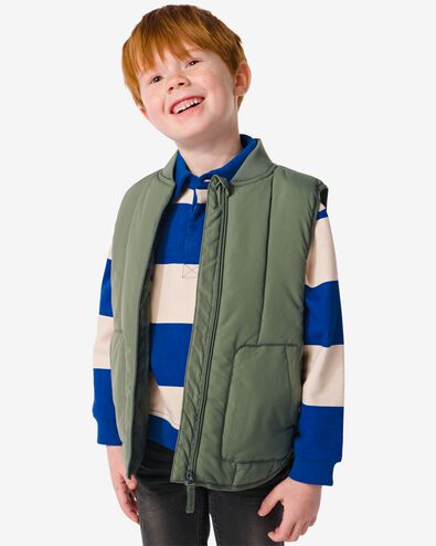 kinderbodywarmer groen