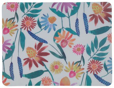 placemat kunststof 32x42 wilde bloemen
