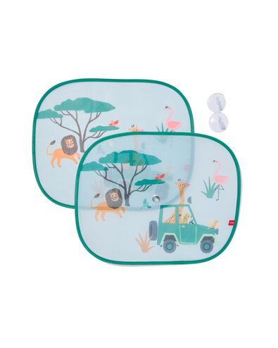 autozonneschermen 38x45 opvouwbaar dieren - 2 stuks