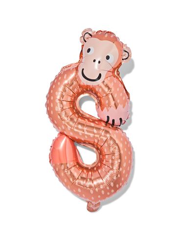 folieballon 3D 40cm hoog - aap