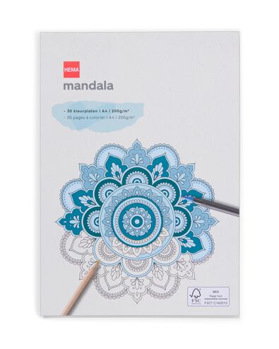 mandala kleurboek A4