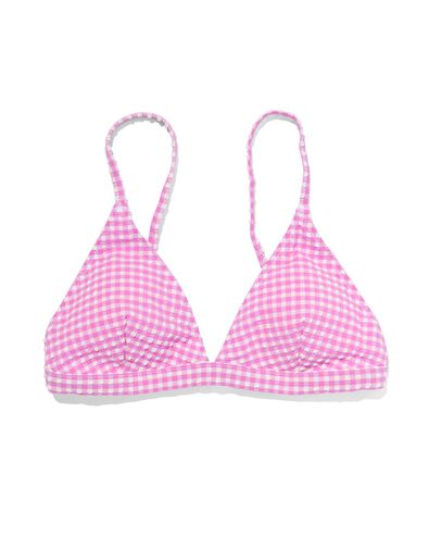 dames triangel bikinitop koraal