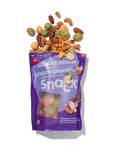 pinda-notenmix gezouten wasabi 170gram