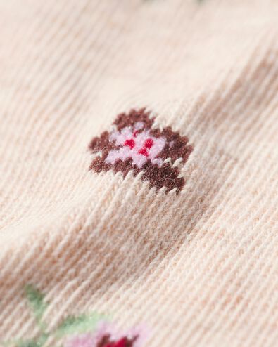 dames sokken met katoen - 2 paar beige