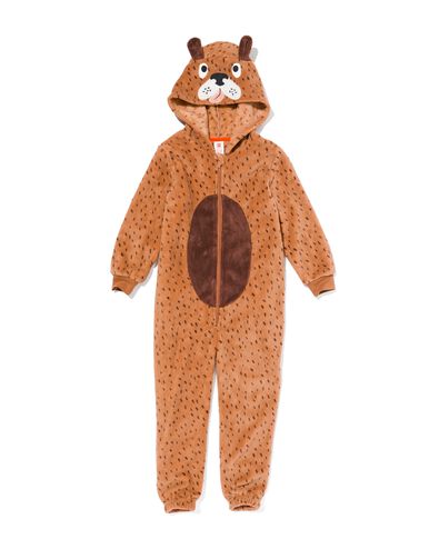 kinder onesie hond bruin