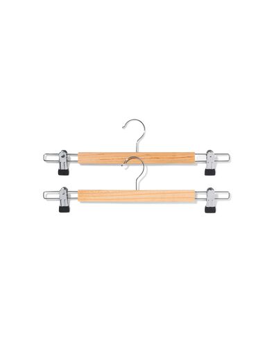 broekhangers hout - 2 stuks