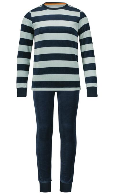 kinderpyjama fleece strepen