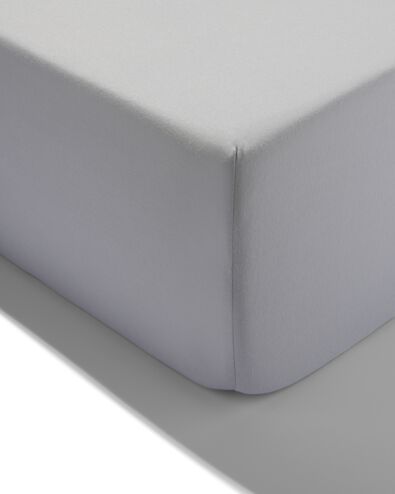 hoeslaken jersey 180x200 lichtgrijs