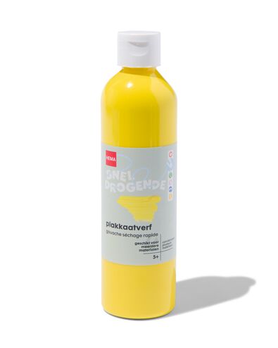 plakkaatverf geel 250ml