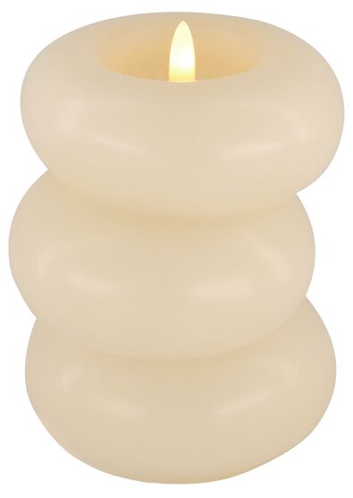 LED kaars &Oslash;10x12.5 ivoor