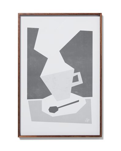 fotolijst massief notenhout 40x60