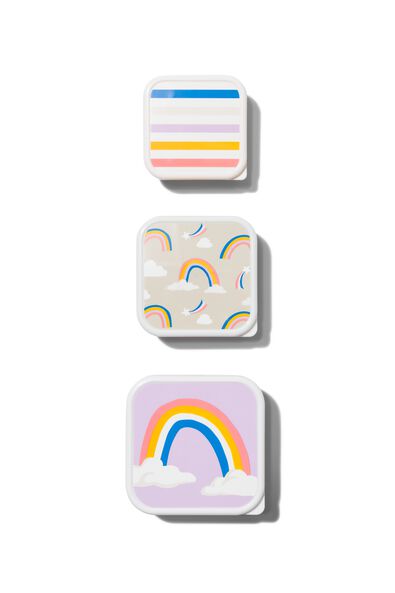 snackbox regenbogen 3-delig