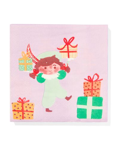 papieren servetten 3-laags Sint 33x33cm - 20 stuks