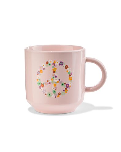 mok aardewerk bloemen 360ml