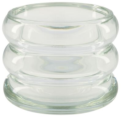 sfeerlichthouder glas donut &Oslash;7x5.5