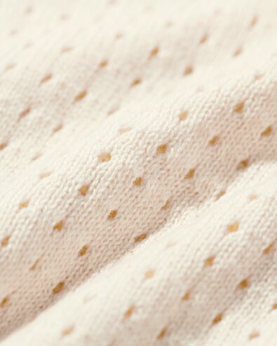 newborn kledingset shirt en broek ecru