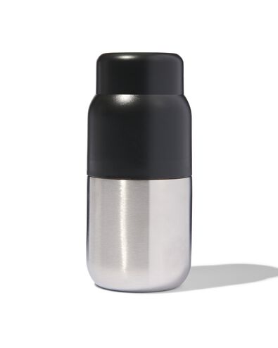 isoleerfles 250ml rvs zwart