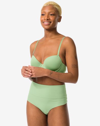 damesstring met hoge taille ultimate comfort groen