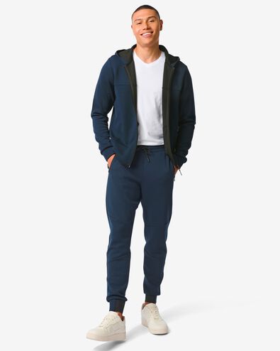 heren sweatbroek  blauw