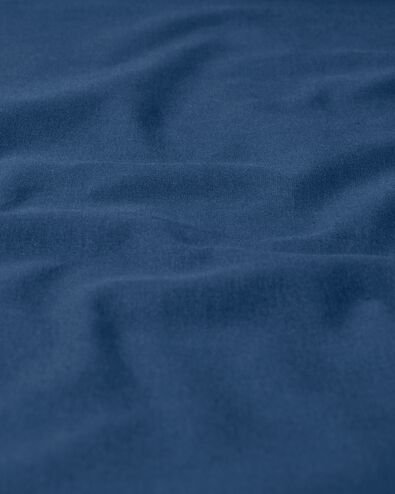 hoeslaken zacht katoen 180x220 blauw