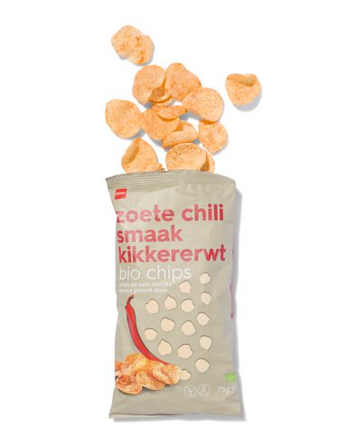 bio kikkererwtenchips zoete chili 75gram