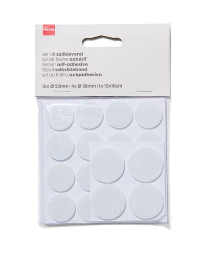 set zelfklevend vilt