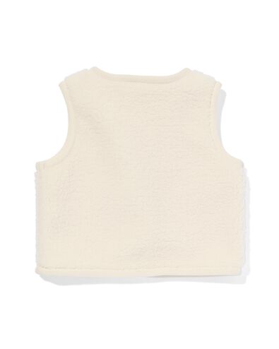 babygilet teddy ecru