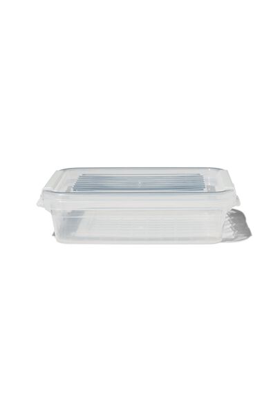 opbergdoos met deksel 0.5L Dublin transparant 18x11x5